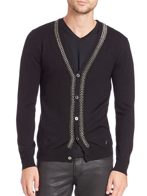 versace cardigan men's|Versace cardigan women's.